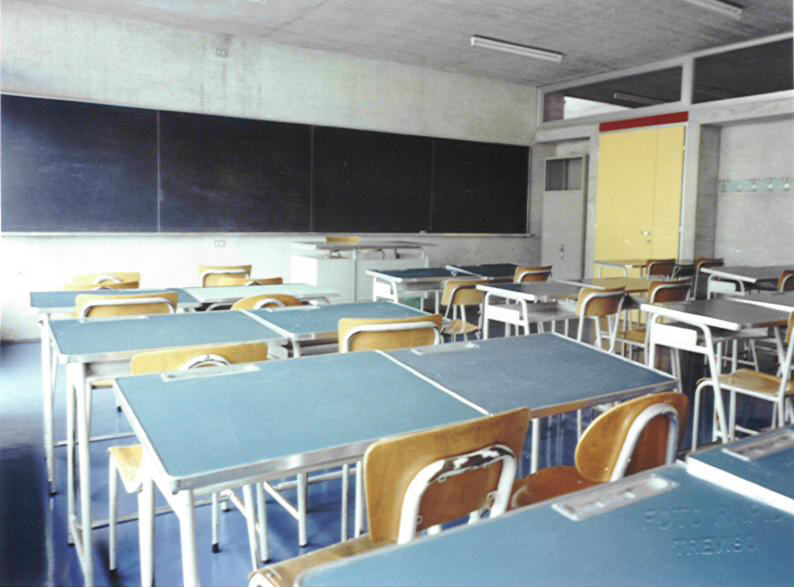 Interno-tipo di un'aula