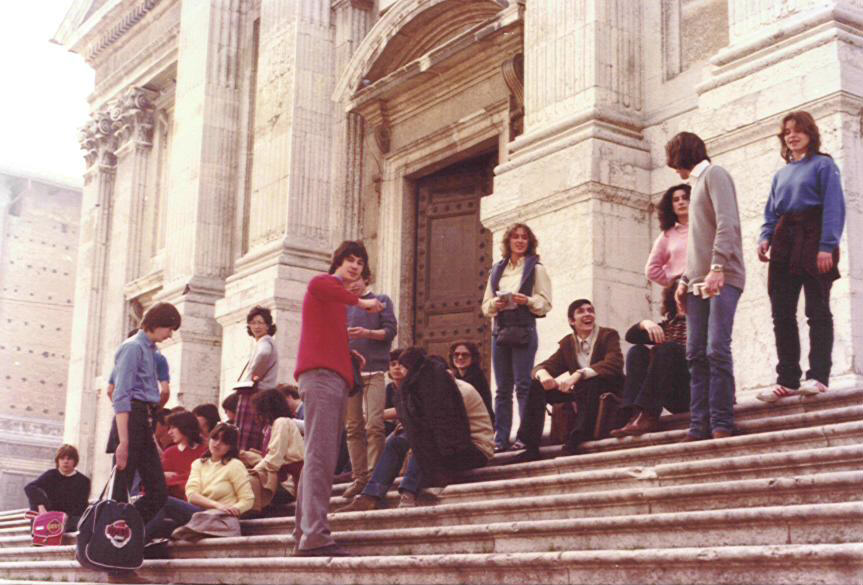 Scalinata del Duomo: Paolo intervistatore...